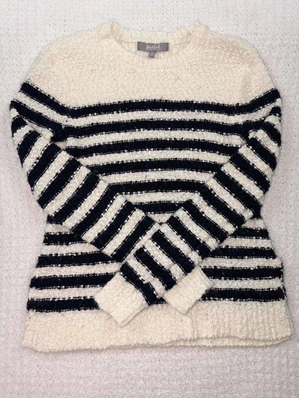 Marled Reunited Clothing Striped Sweater Size XS